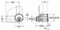 Preview: Zylinder-Hebelschloss, BN 108, Schließweg 2