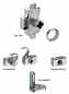 Preview: Set Zylinder-Drehstangenschloss, ZL: 20 mm, DM 15 mm, Anschrauben
