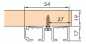 Preview: Doppellaufschiene zum Aufschrauben L: 2500 mm