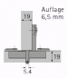 Preview: Selekta Pro 2000 Zwilling, Auflage: 6,5 mm, 270°, halb vorliegend