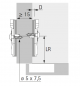 Preview: System 8099 "Hettich Direkt", Langloch, D: 1,5 mm