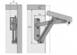 Preview: Hochklappbeschlag Lift Junior, 75°, 2 kg