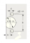 Preview: Glastür-Zierkappe für Selekta Pro 2000, Topf TX 32 / 52x9