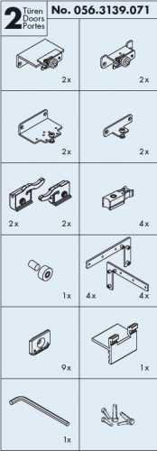 Garnitur EKU Frontal 25 GR 20/20 2-türig