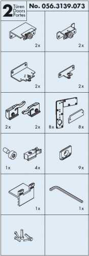 Garnitur EKU Frontal 25 GR 40/22 2-türig