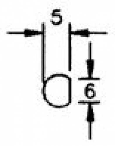 Drehstange 6/5 L: 1250 mm