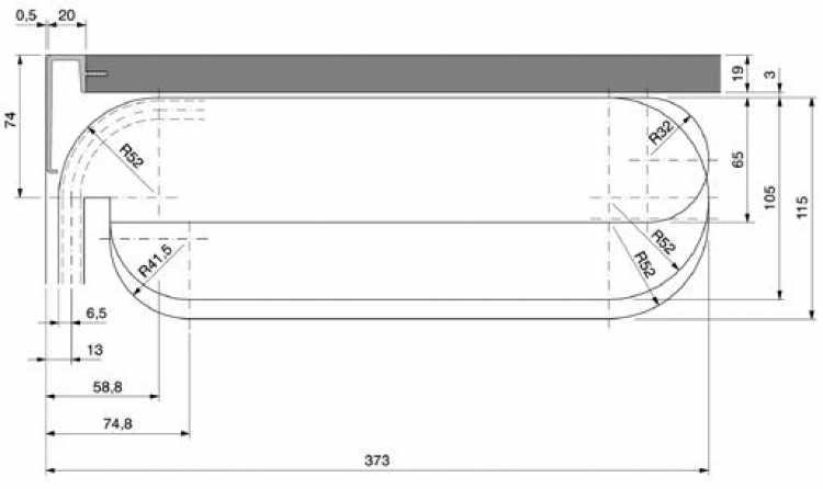 Paar Führungsschnecken 1350 mm