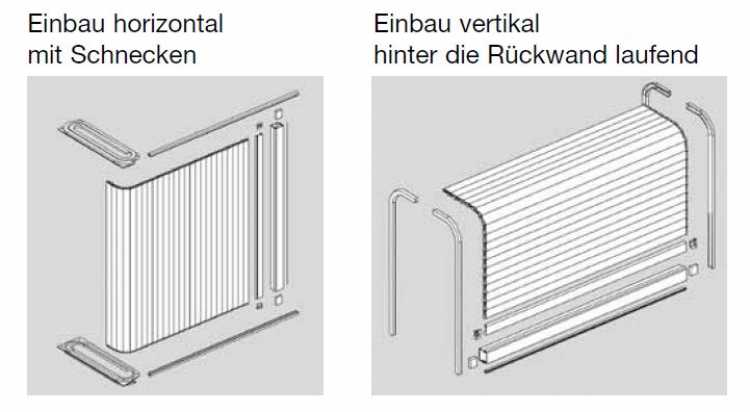 Aluminiumrolladen EV1, Typ 12, Alu silber, ohne Griff