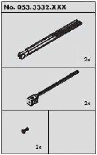 EKU Clipo Dämpfung für 1 Tür, 8 - 16 kg