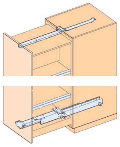 EKU Forte Hochschrankauszug, Auszugslänge 630 mm