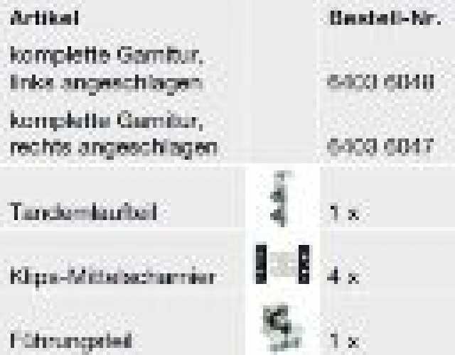 Garnitur Wing Line 220 rechts