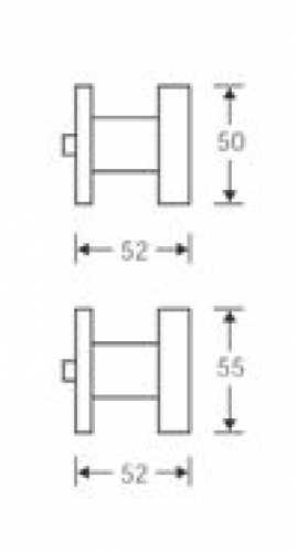 Türknopf, Aluminium F1