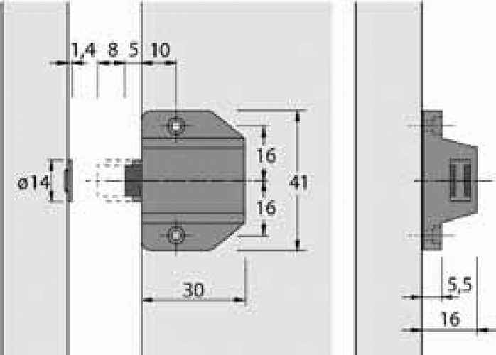 Druckmagnetschnäpper D 7/ GP 9