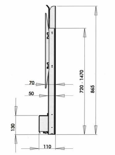 Lift für Plasma- und LCD-Bildschirme