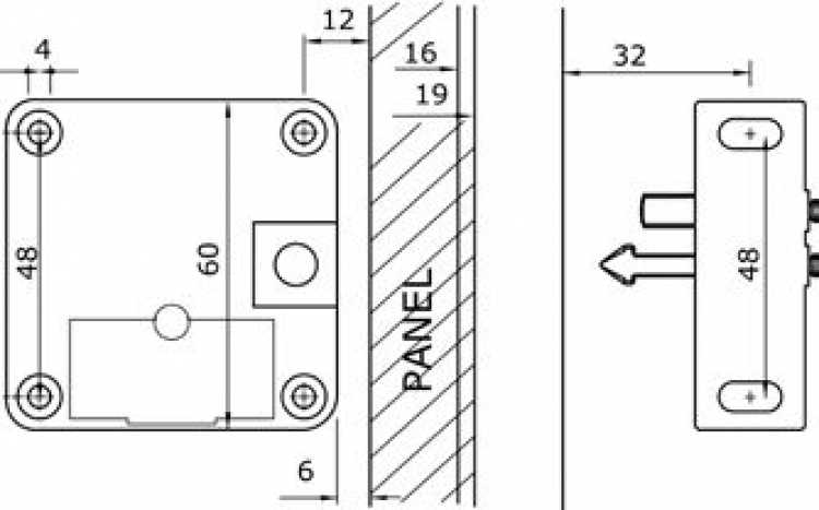 SOLO elektronisches Möbelschloss-Set