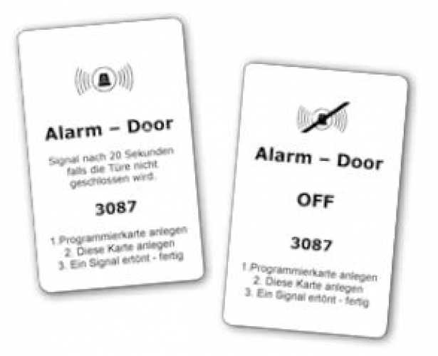 SOLO Programmierkartenset "Alarm"