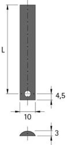 Schubstange 10 x 3 mm