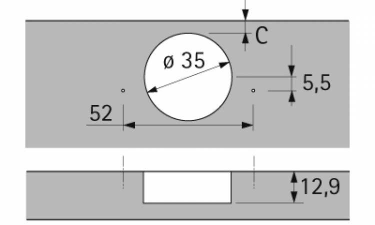 Sensys 8631i für dicke Türen, 95°, TH 52, voll vorliegend