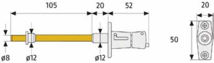 Rolladensicherung RS 87 braun