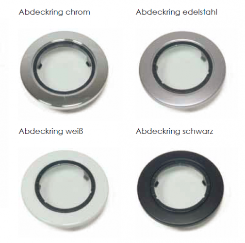 Abdeckring Vision, schwarz