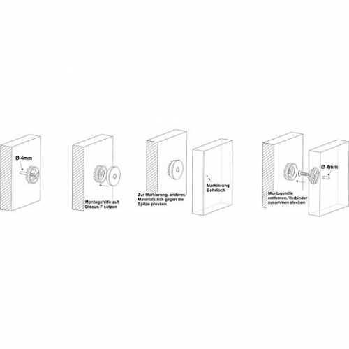 Plattenverbinder Discus F