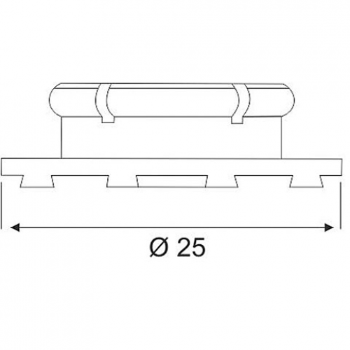 Plattenverbinder gerade 3 - 8 mm