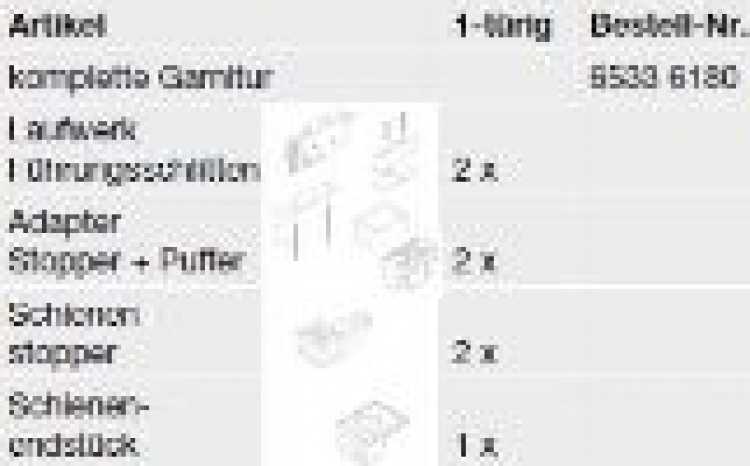 EKU Divido 80 HSU-DS3/4 Garnitur