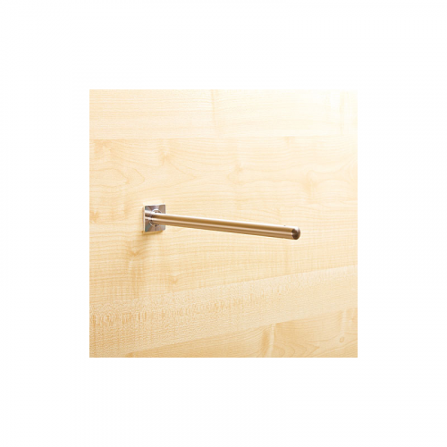 Holzbodenträger mit Bohrungen, Tiefe: 360 mm, Edelstahl