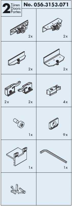 Garnitur EKU Frontal 25 GK FS (2-türig)