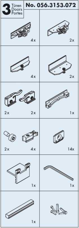 Garnitur EKU Frontal 25 GK FS (3-türig)