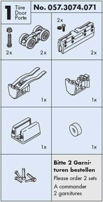 Garnitur EKU Porta 100 G