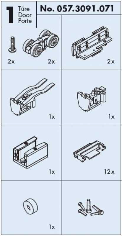 Garnitur EKU Porta 100 GWF