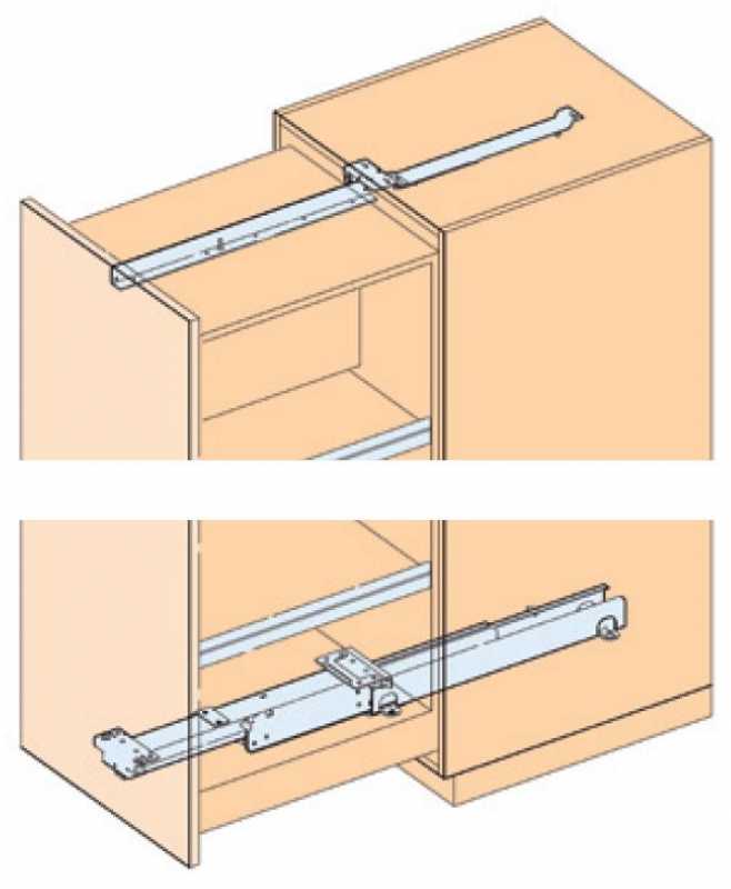 EKU Forte Hochschrankauszug, Auszugslänge 530 mm