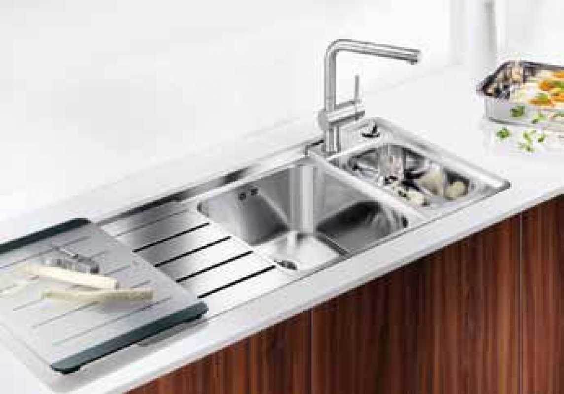 Einbauspüle BlancoAxis II 6 S-IF, 1000 x 510 mm, links