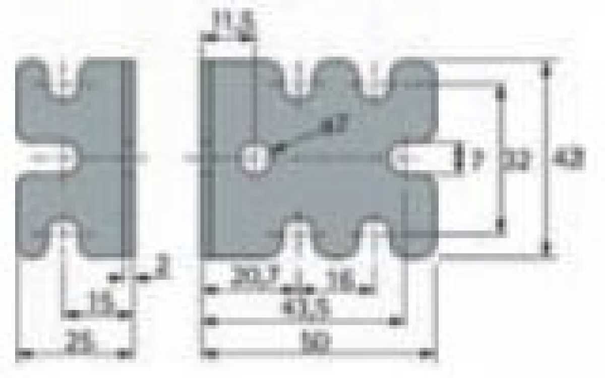 Abdeckkappe Verbindungswinkel für 32 mm Lochreihe weiß, VPE 20