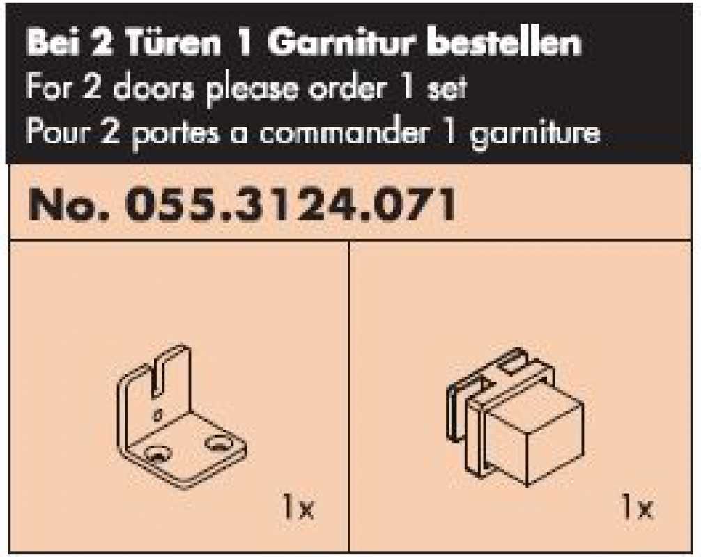 Türmitnehmergarnitur EKU Clipo 36 HM IS