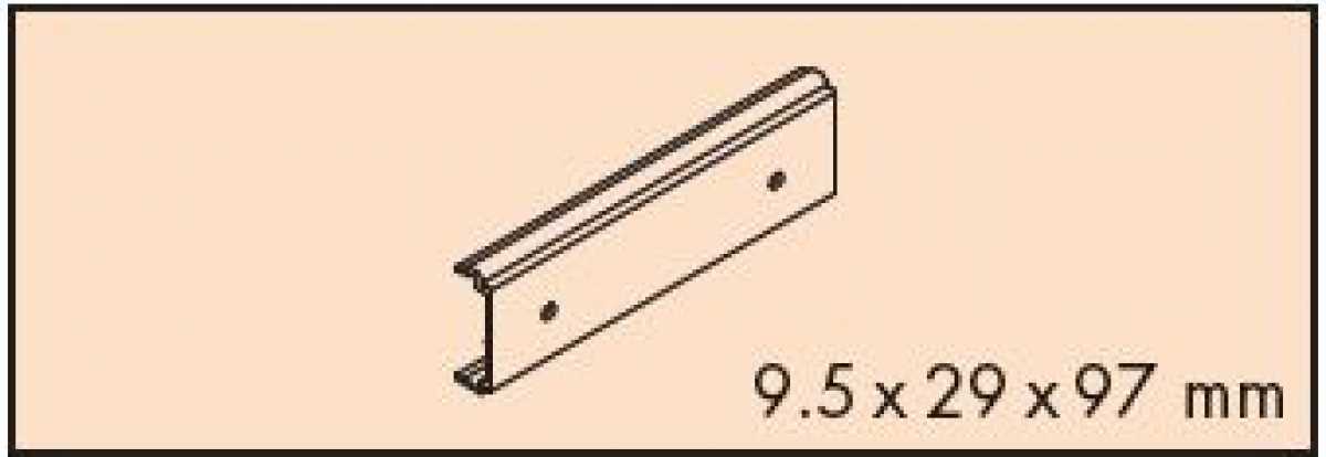 Clipteil für Holzblende