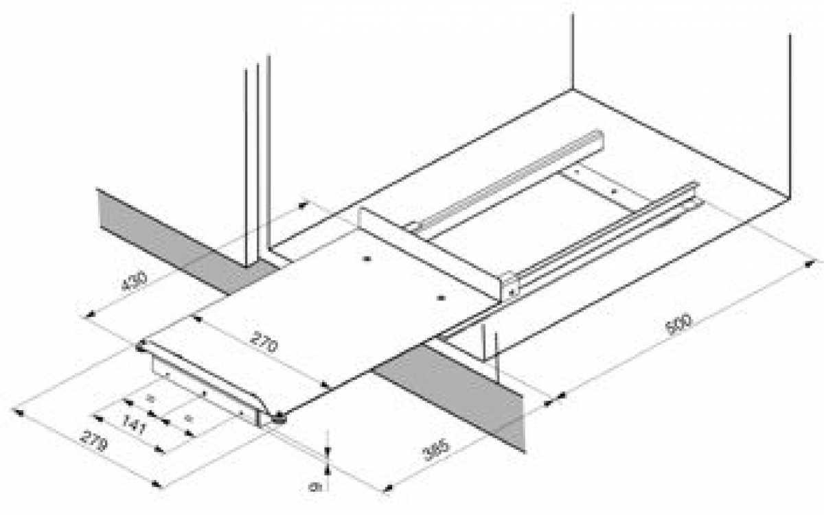 Peka-Einfachauszug für Getränkekasten