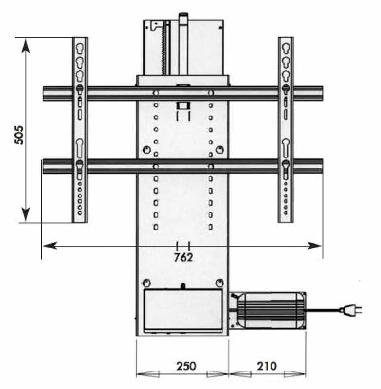 Lift für Plasma- und LCD-Bildschirme