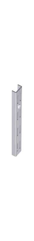 Wandschiene 12 x 25 x 12 mm, L: 1000 mm, weißaluminium
