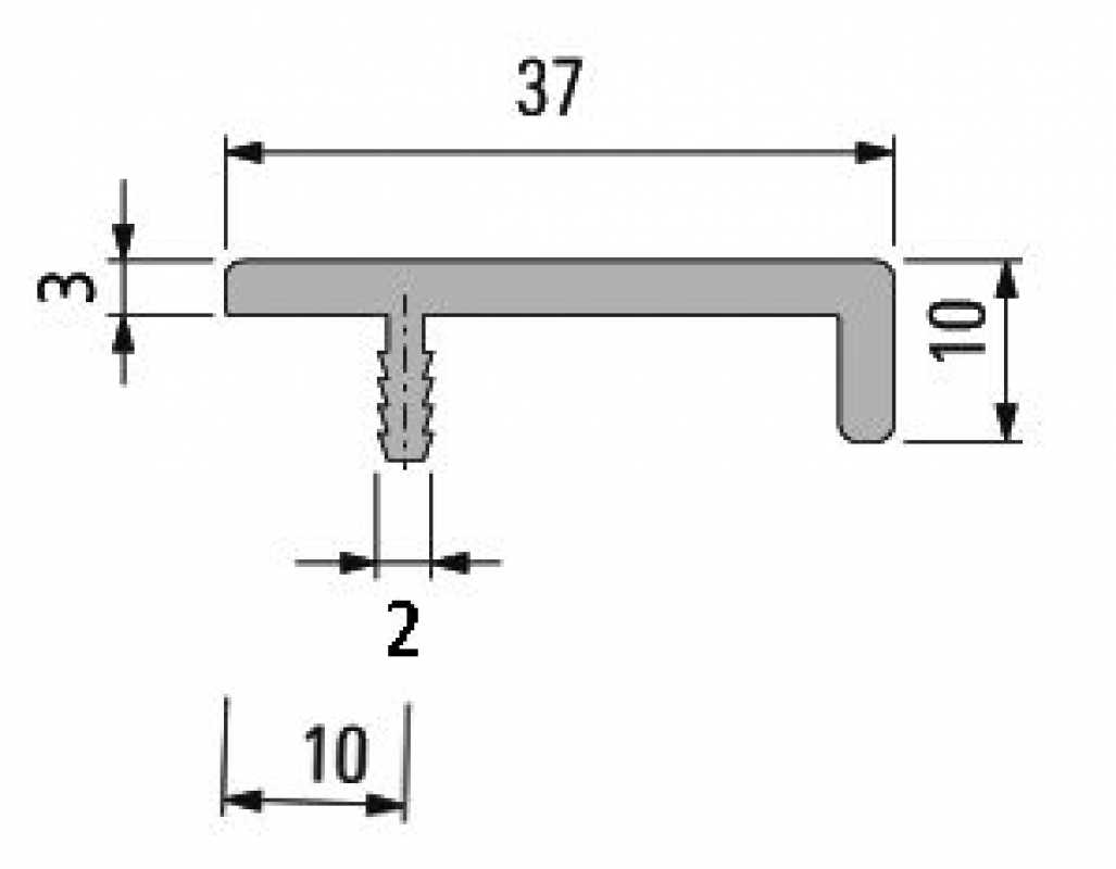 FORMAT Alu Griffleiste C2 E6/EV1 2500 mm FORMAT bei SEEFELDER kaufen