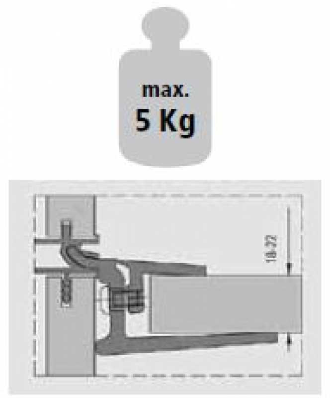 Holzbodenträger 18 - 22 mm bis 5 kg