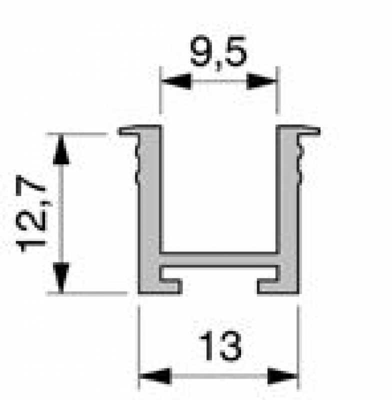 Führungsprofil 2500 mm