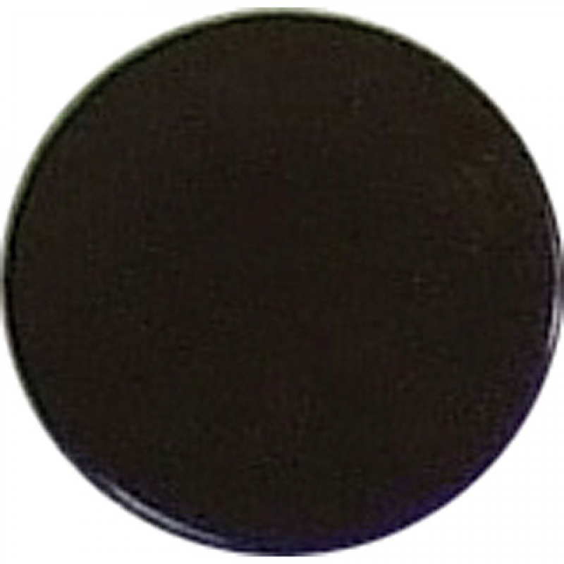Abdeckkappe schwarz, selbstklebend, Ø = 13 mm, VPE 20