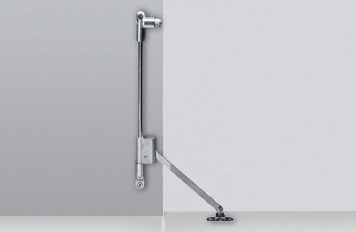 Klappenhalter Klassik D mit Magnet-Zuhaltung, 405 - 464 mm, rechts