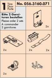 Garnitur EKU Combino L 40 H FS, 1 Tür