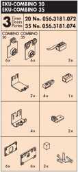 Garnitur EKU Combino 20 H MS 3 Türen
