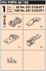 Garnitur EKU Porta 60 HC