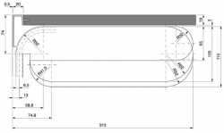 Paar Führungsschnecken 1350 mm