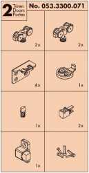 Garnitur Clipo 16 H Inslide/Forslide